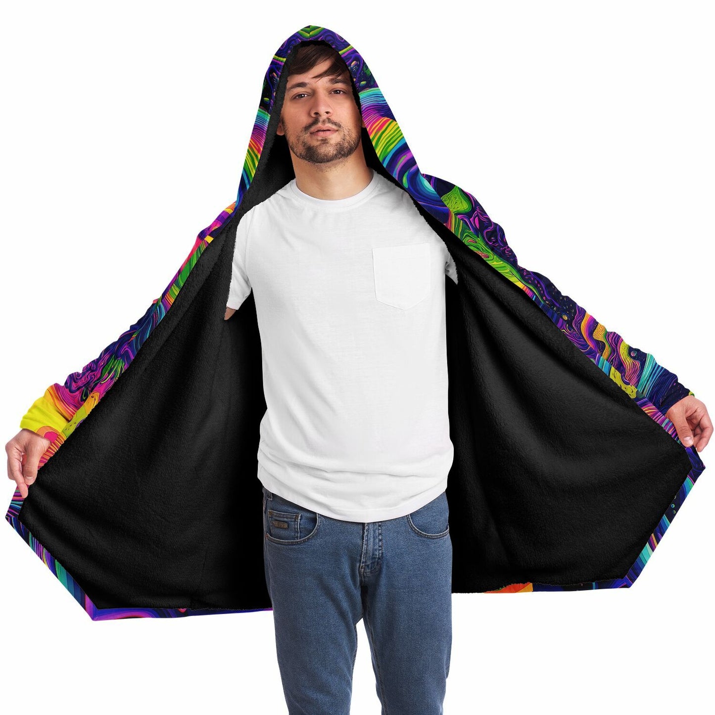 "Dimension 1111" HOODED CLOAK