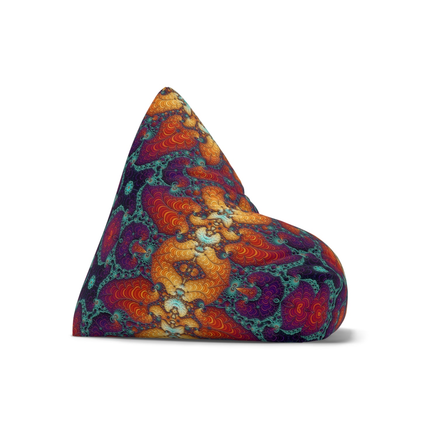 "Psychedelic Fractal" BEAN BAG CHAIR COVER