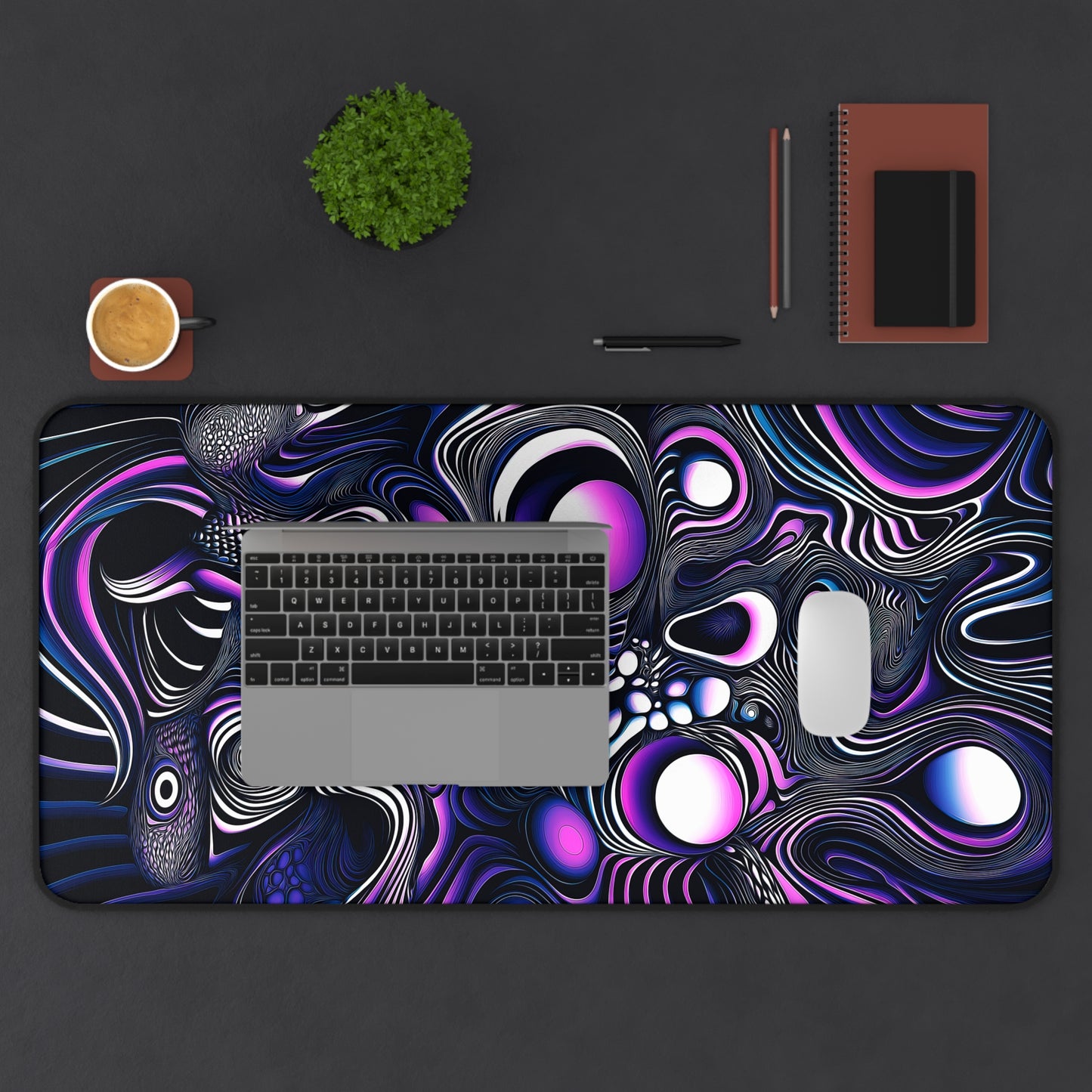 "Time Is An Illusion" DESK MAT (12x18)(12x22)(15.5x31)