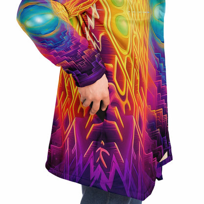 "Maze of Life V3" HOODED CLOAK