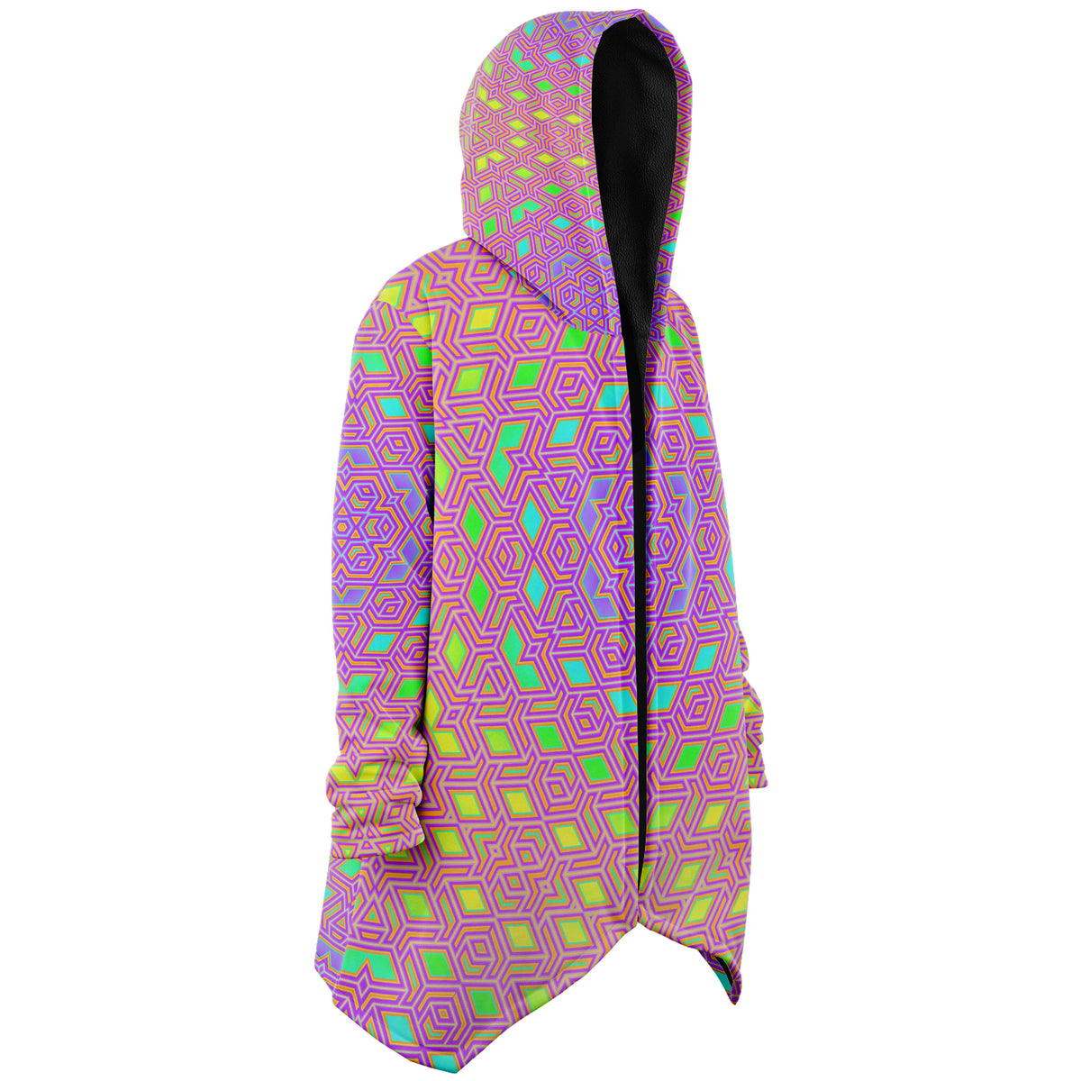 "Qwerty Bloom" HOODED CLOAK