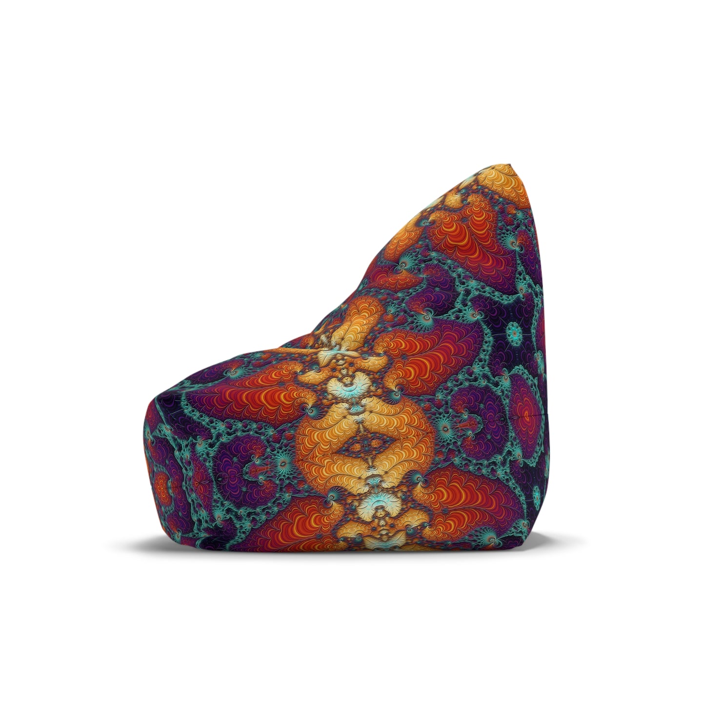 "Psychedelic Fractal" BEAN BAG CHAIR COVER