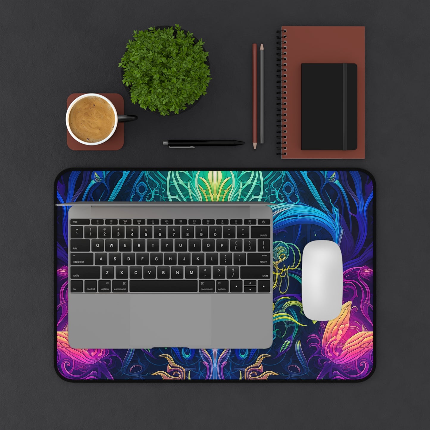 "Orchidious" DESK MAT (12x18)(12x22)(15.5x31)