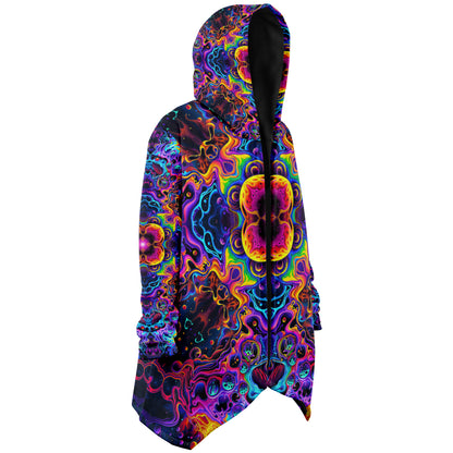 "Aurora Boreafungus Bloom" HOODED CLOAK