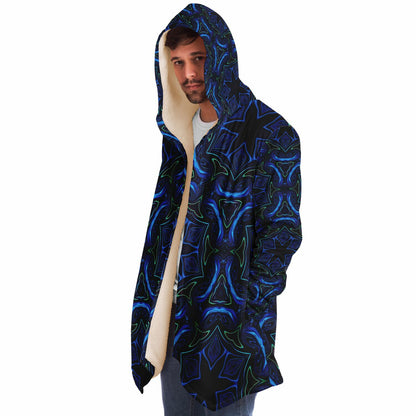 "Liquid Night" HOODED CLOAK
