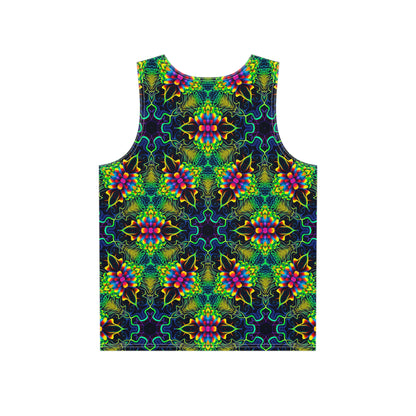 Might Be Poisonous men's tank top shown from the back.