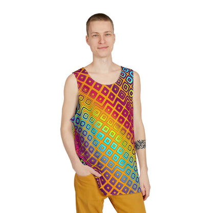 "Peacocking" MEN'S TANK TOP