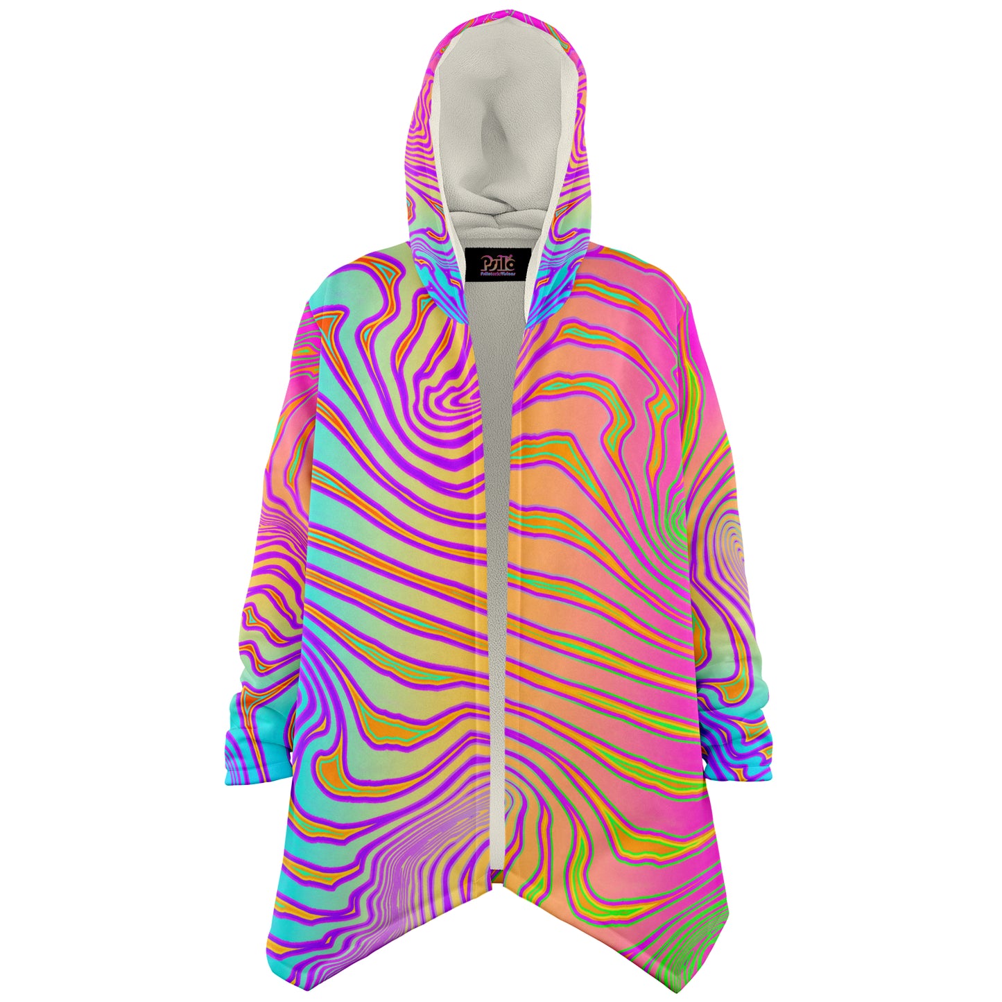 "Neon King" HOODED CLOAK