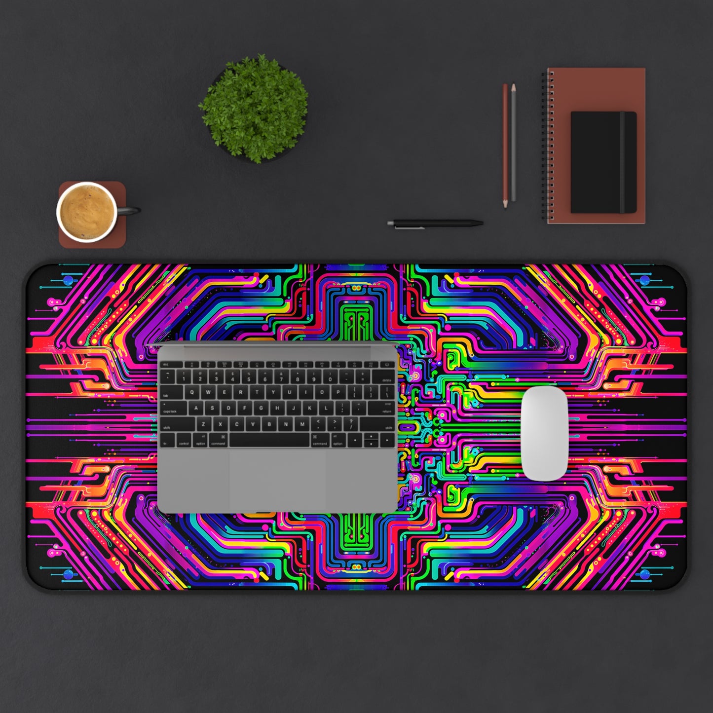 "Rave Nexus" DESK MAT (12x18)(12x22)(15.5x31)