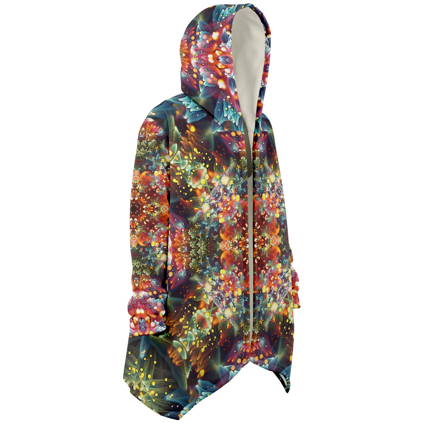 "Kaleidobloom" HOODED CLOAK