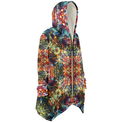 "Kaleidobloom" HOODED CLOAK