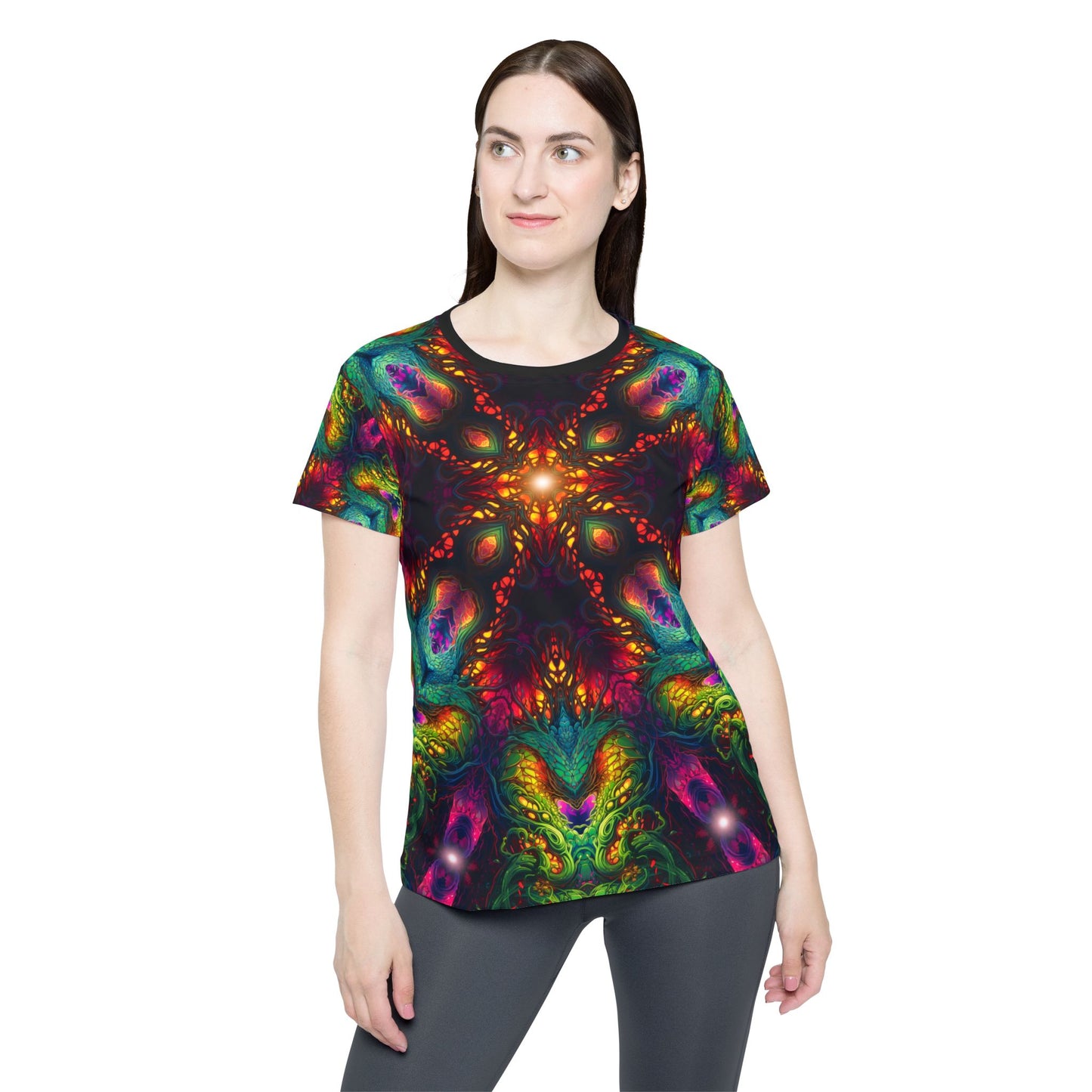 "Seed of Knowledge Mandala" (WOMEN'S) SPORT TEE
