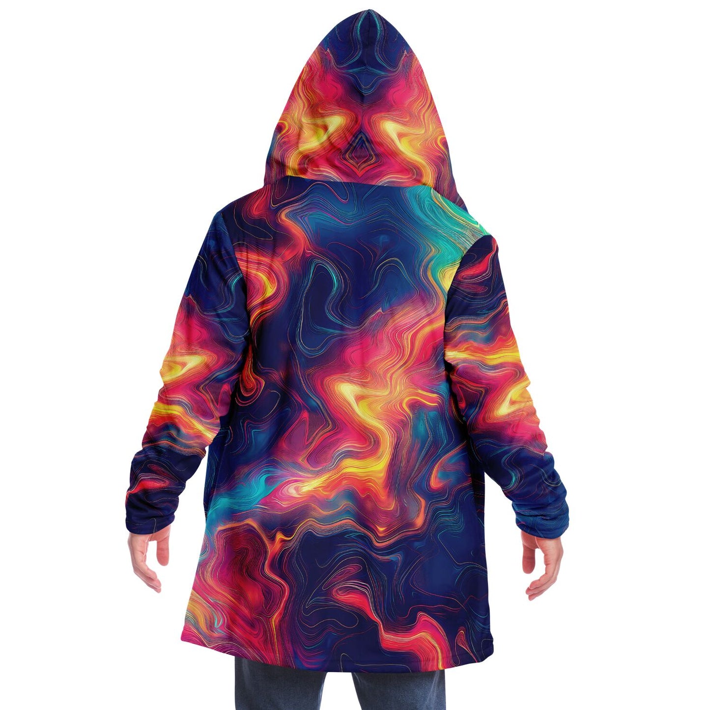 "Oil Valley" HOODED CLOAK