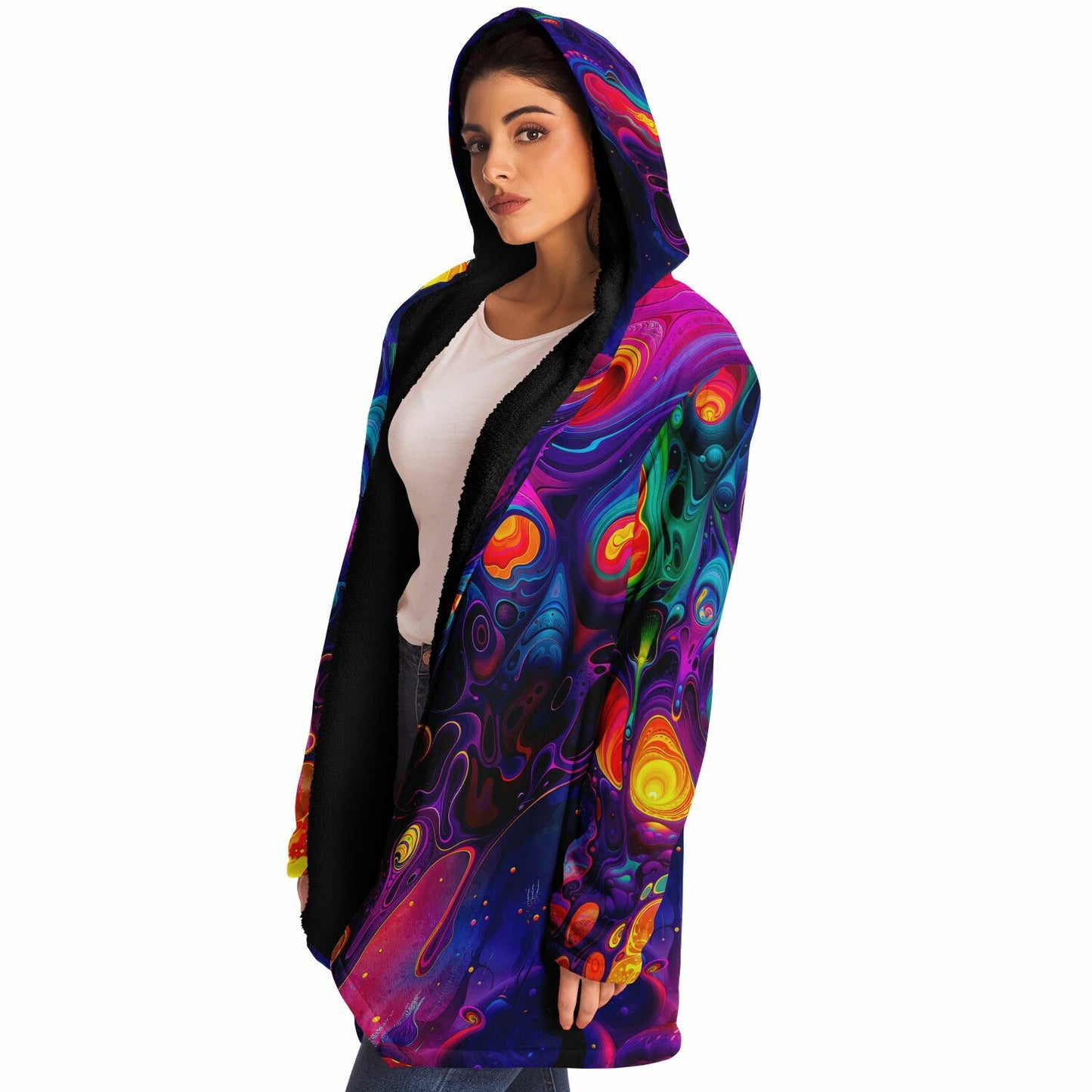 "Nebulon" HOODED CLOAK
