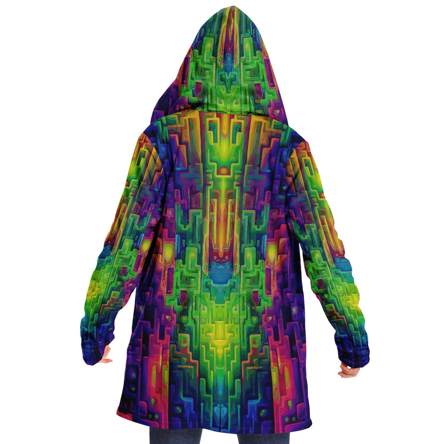 "Galaga" HOODED CLOAK