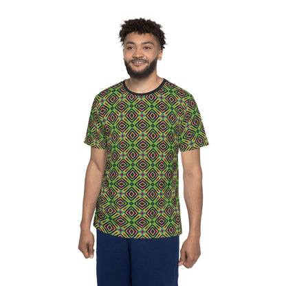 Side angle of the LSDream sport tee showing the classic jersey fit.