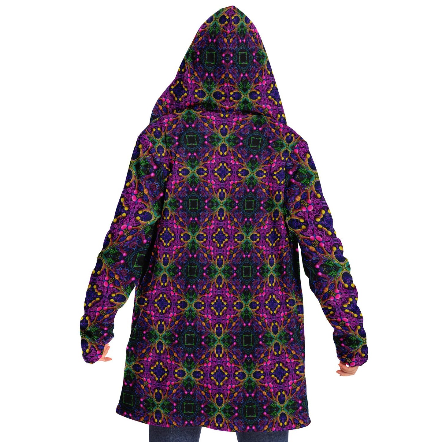 "Kiss Me Pattern" HOODED CLOAK