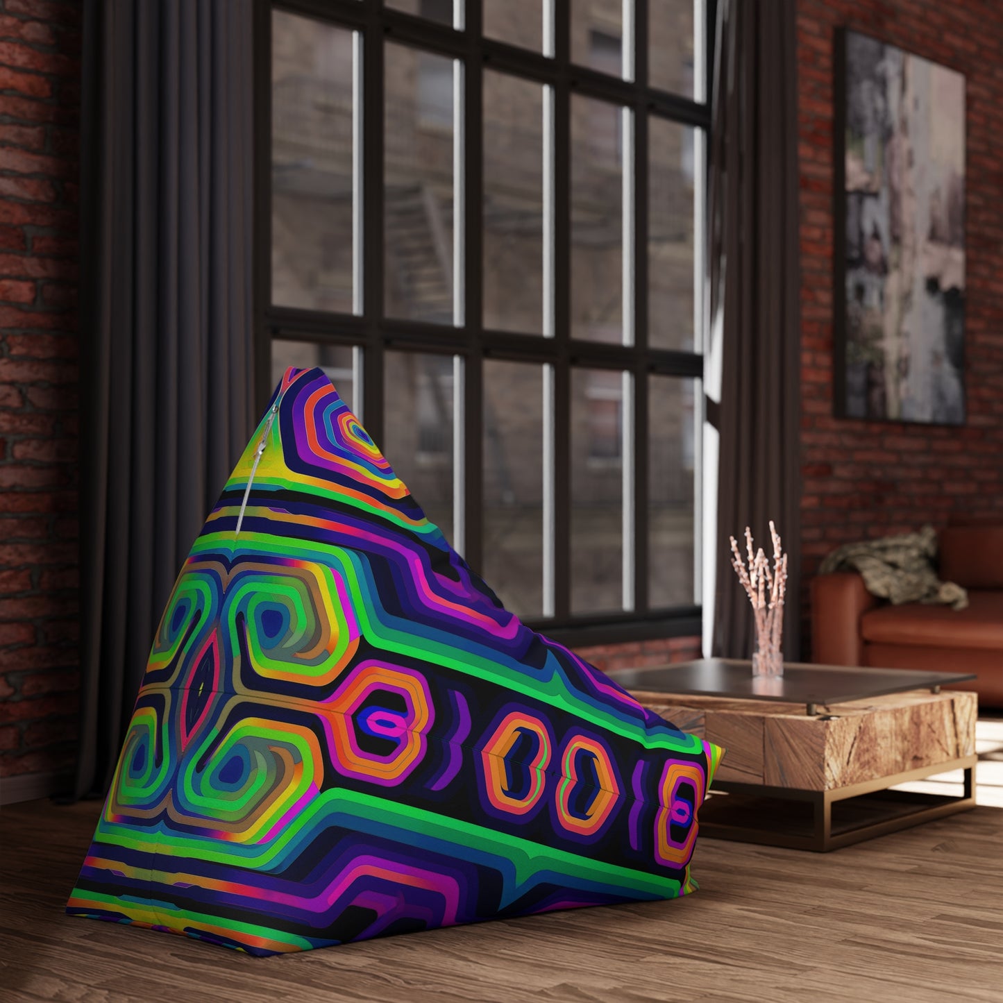 "Tripnotist Split" BEAN BAG CHAIR COVER