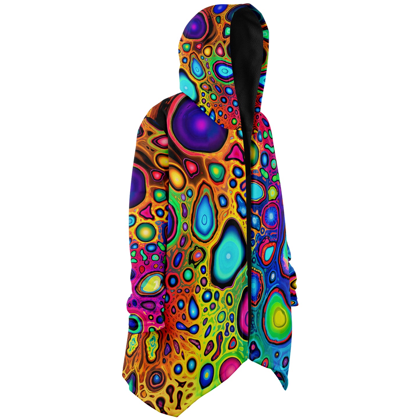 "Psycho Leopard" HOODED CLOAK