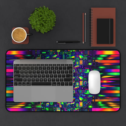 "Prismatic Distortion" DESK MAT (12x18)(12x22)(15.5x31)