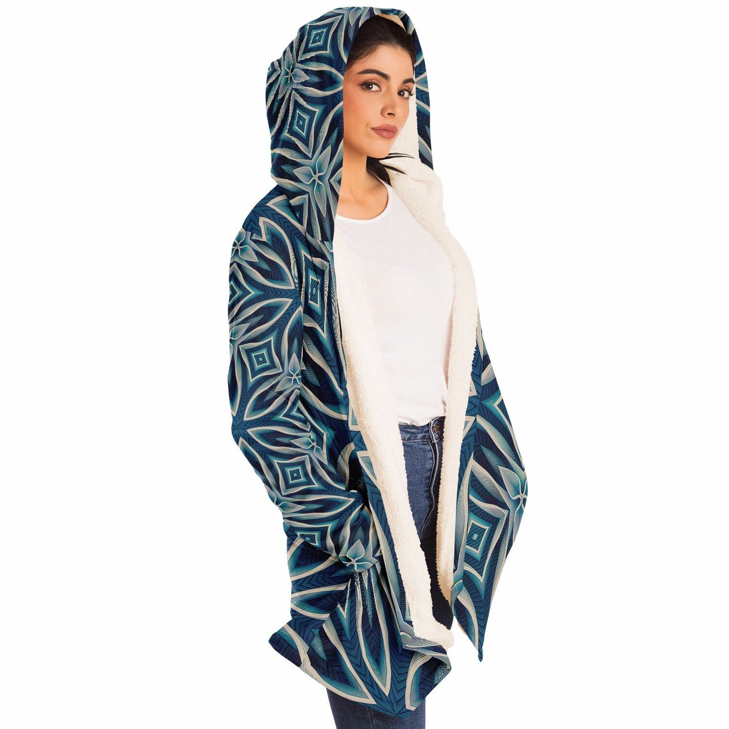 "Ice Chant" HOODED CLOAK