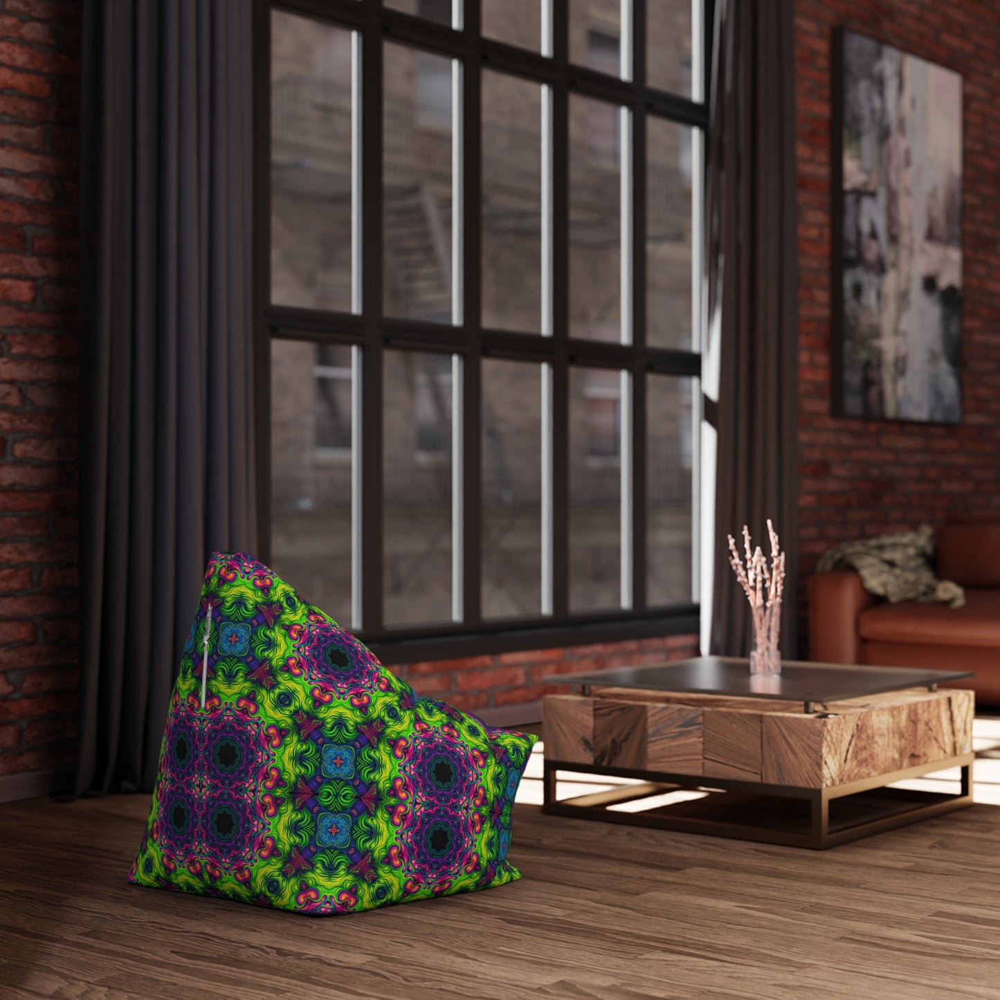 "Portals" BEAN BAG CHAIR COVER