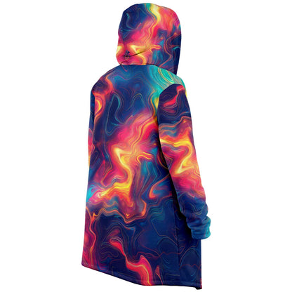 "Oil Valley" HOODED CLOAK