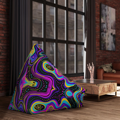 "Neon-Ray Vision" BEAN BAG CHAIR COVER