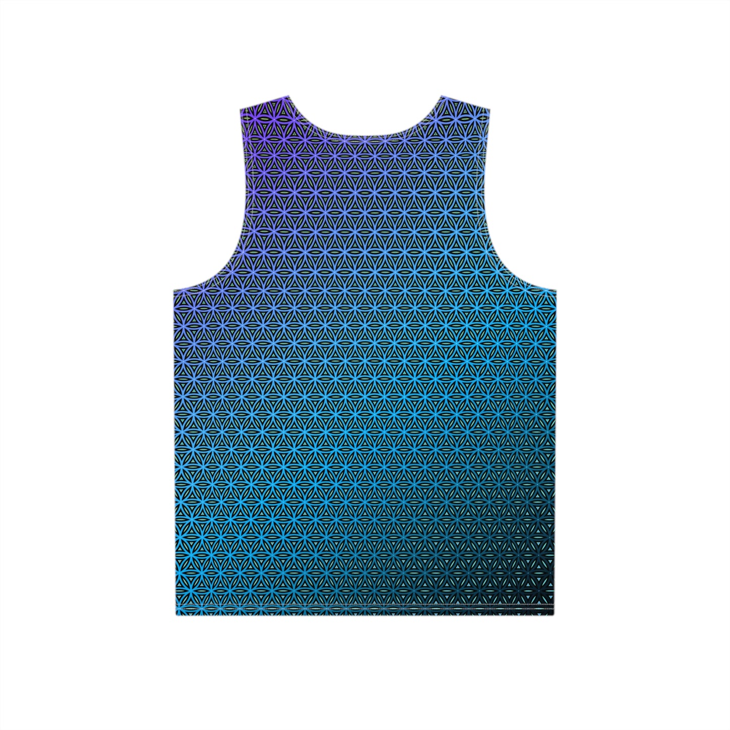 "Blue Flower of Life Pattern" MEN'S TANK TOP