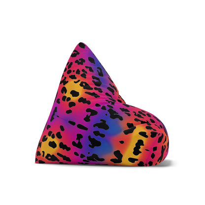 "Rainbow Leopard" BEAN BAG CHAIR COVER