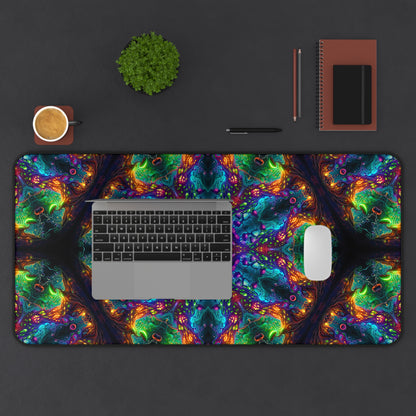"Fungus Amongus Mandala" DESK MAT (12x18)(12x22)(15.5x31)