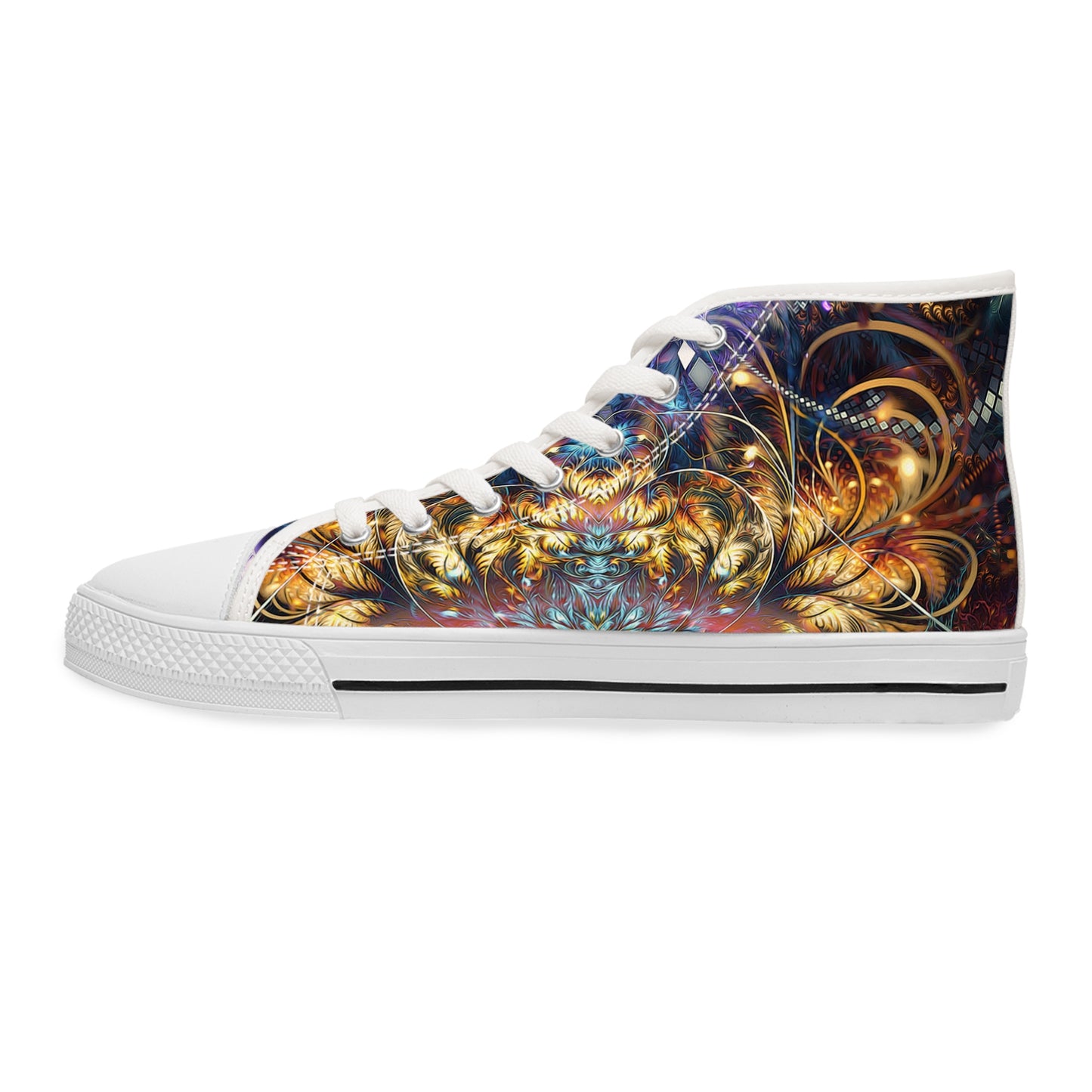 "Immortal Truth" WOMEN'S HIGH TOP SNEAKERS