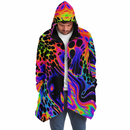 "Auroric Spill" HOODED CLOAK