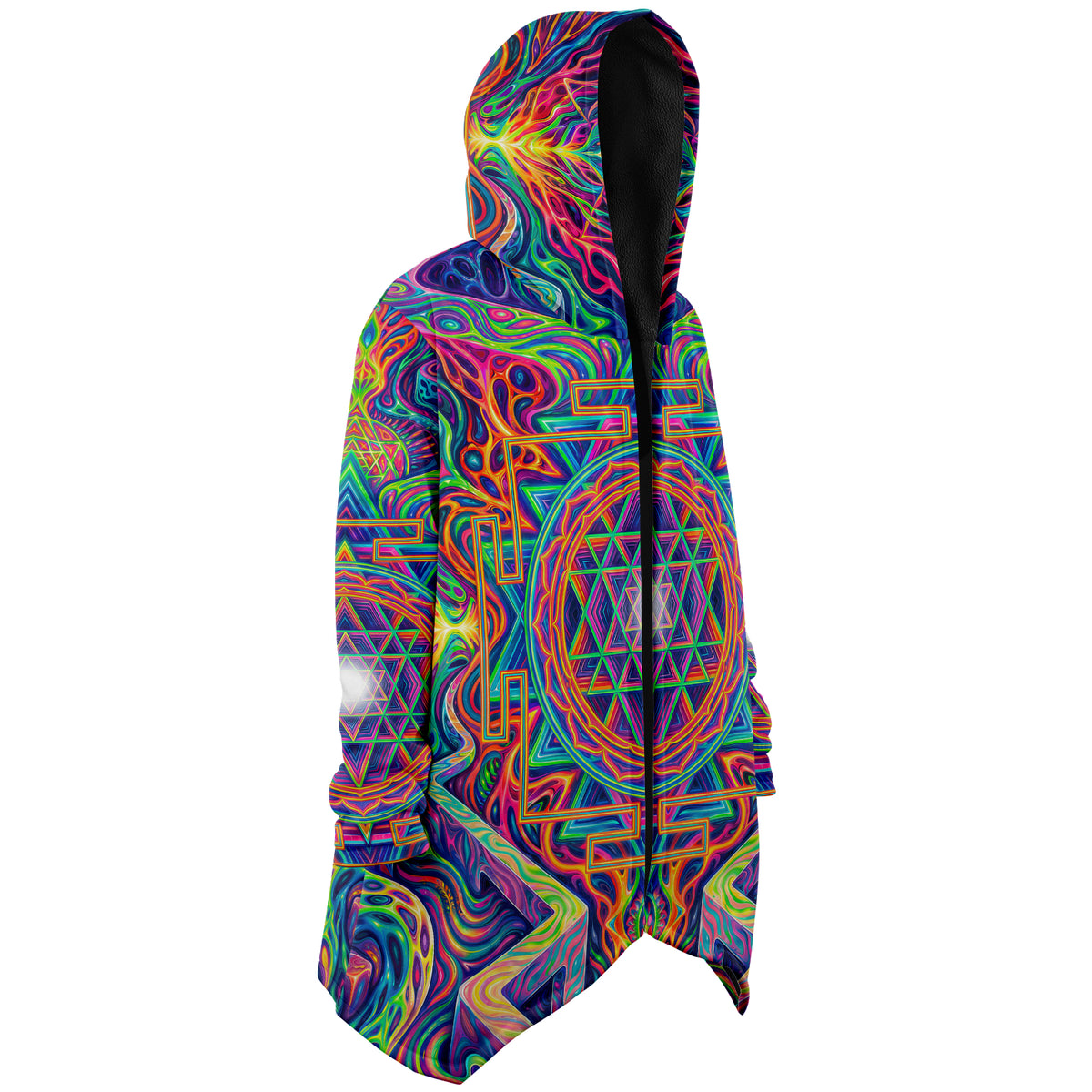 "Oh My Sri Yantra" HOODED CLOAK