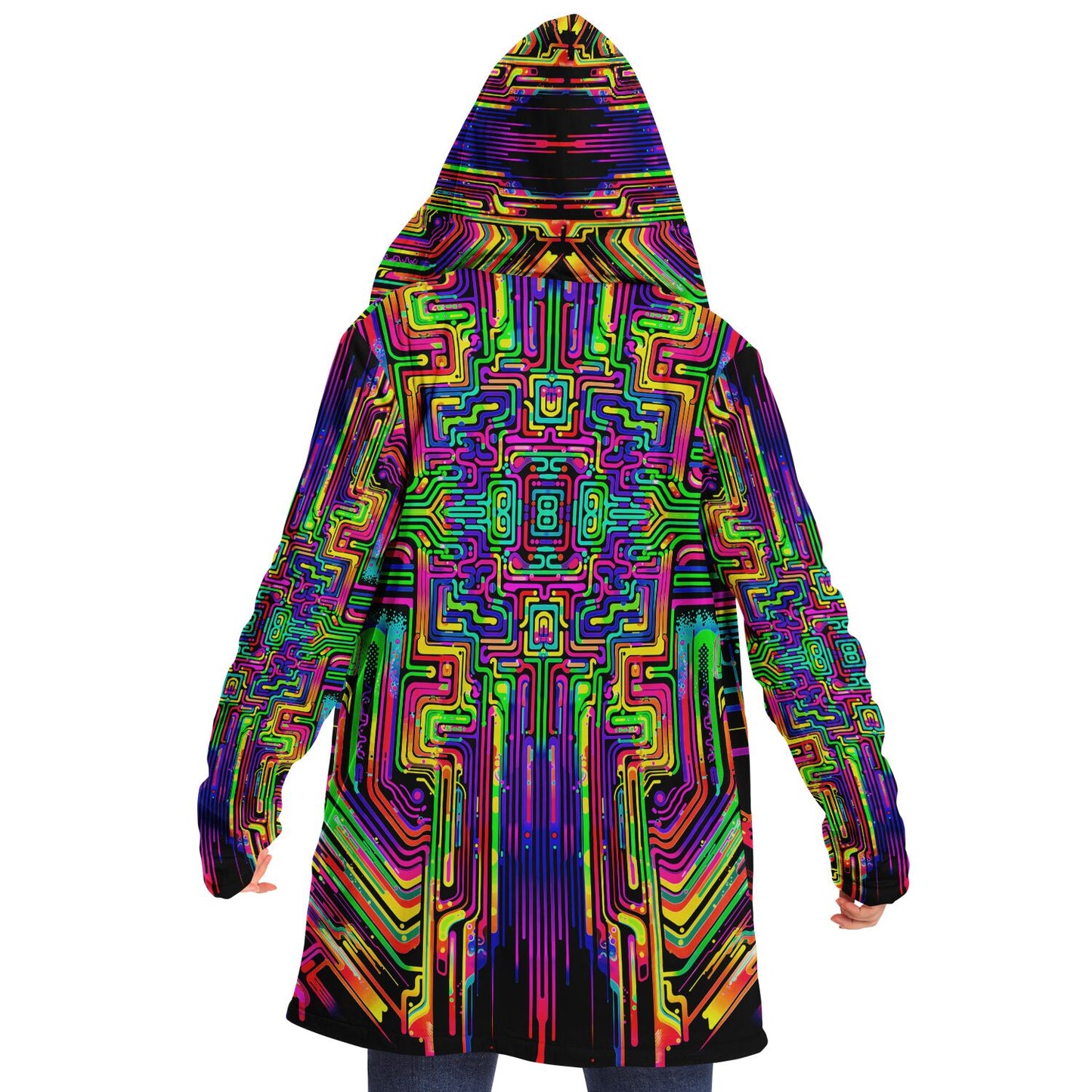 "Borg Rave" HOODED CLOAK