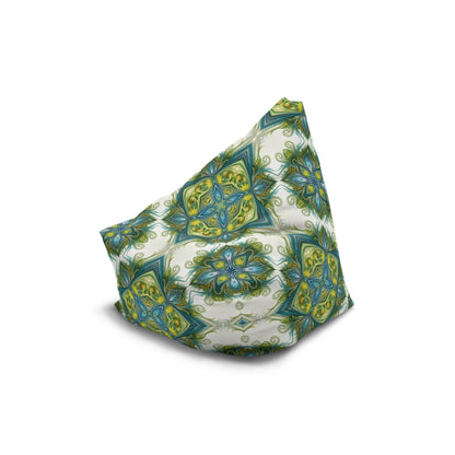 "Porcelain Bloom" BEAN BAG CHAIR COVER