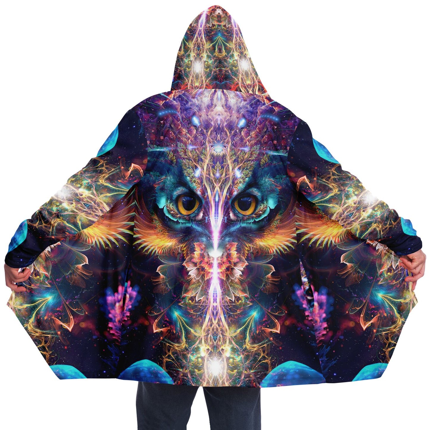 "Peekaboo" HOODED CLOAK (Black)