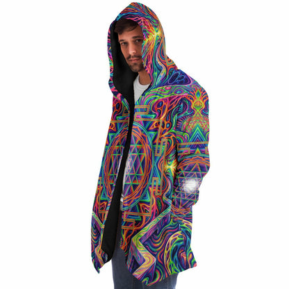 "Oh My Sri Yantra" HOODED CLOAK