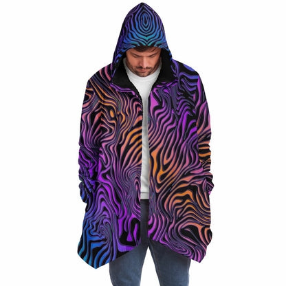 "Rainbow Zebra" HOODED CLOAK