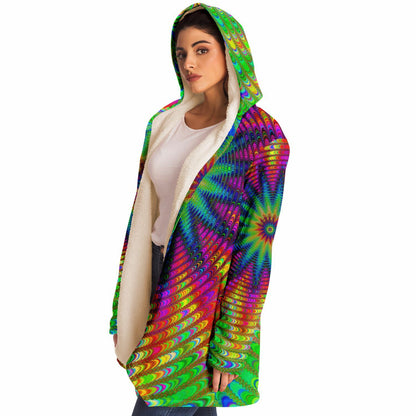 "Tie Dye Burst" HOODED CLOAK