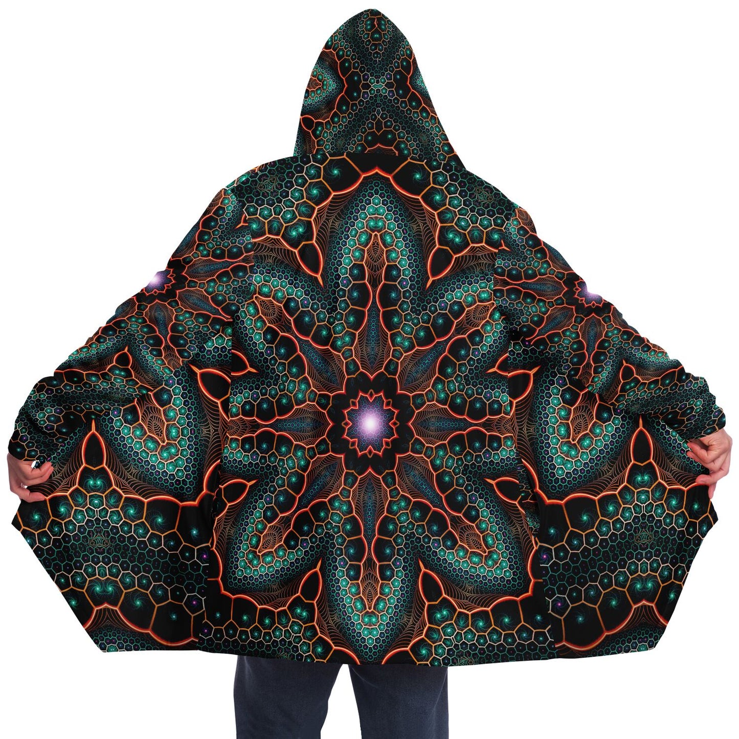 "Multiverse (Black)" HOODED CLOAK