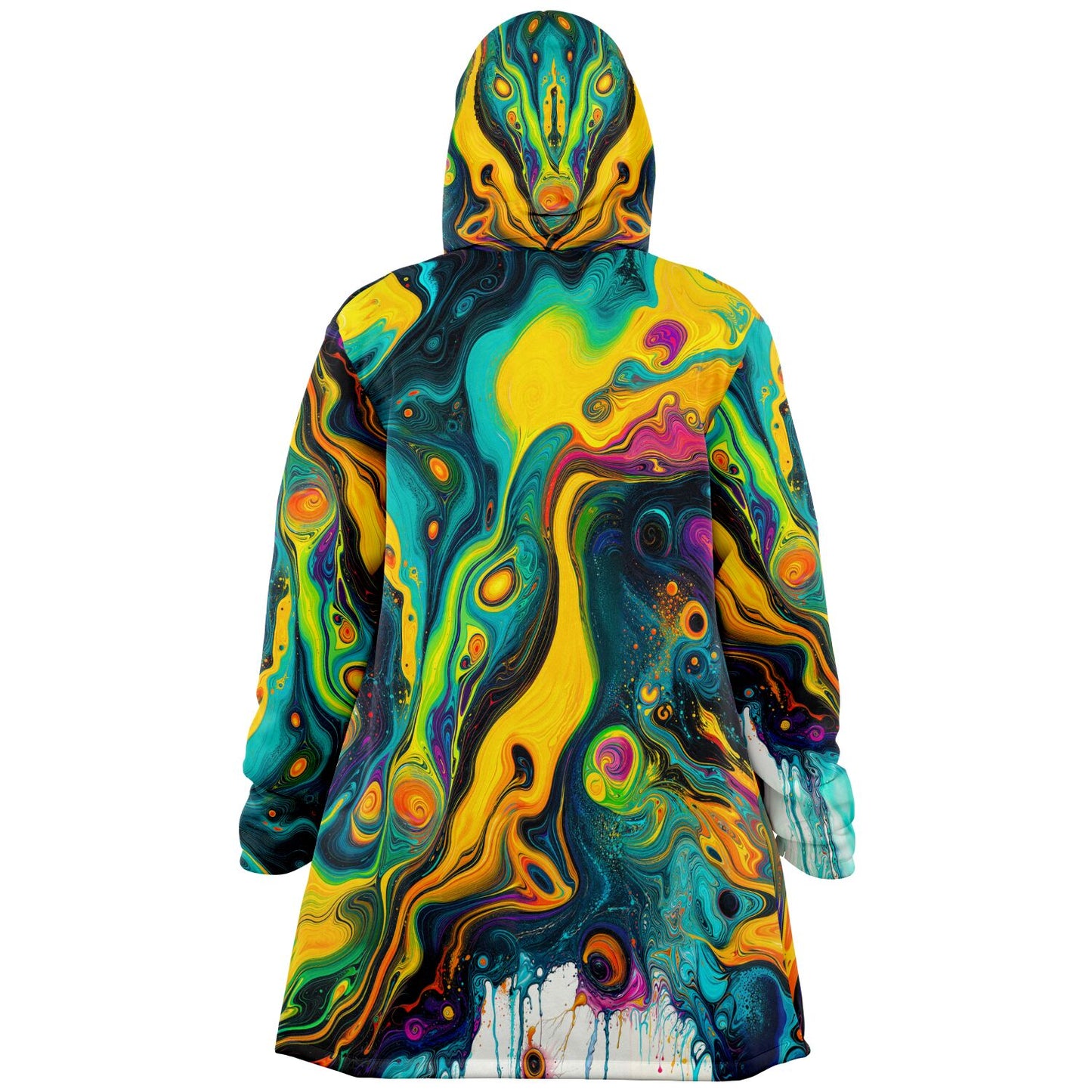 "Psywirl" HOODED CLOAK