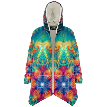 "Free Your Mind - Fibonacci Spiral" HOODED CLOAK