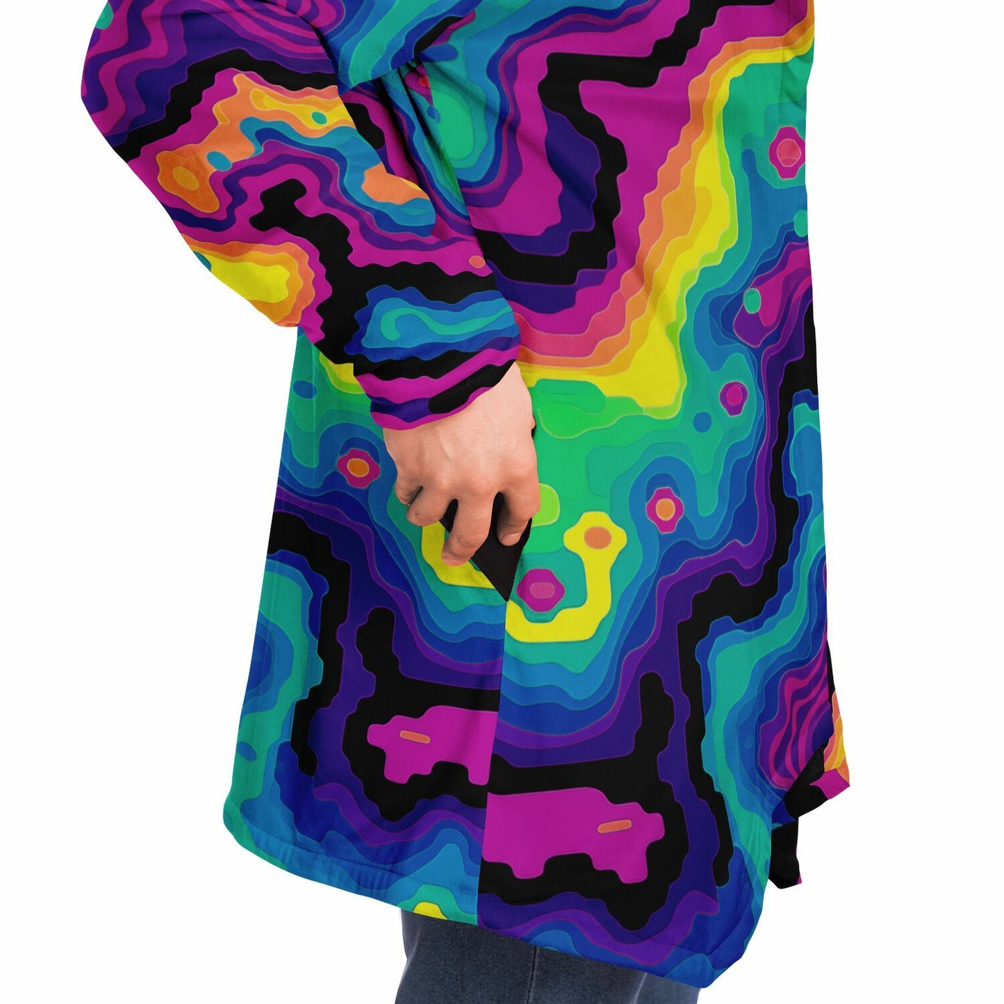 "Digiheat" HOODED CLOAK