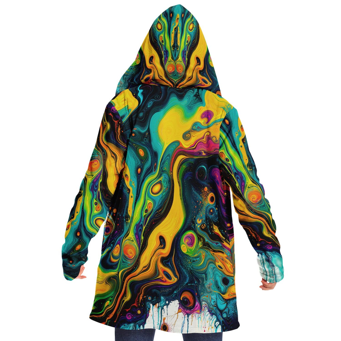 "Psywirl" HOODED CLOAK