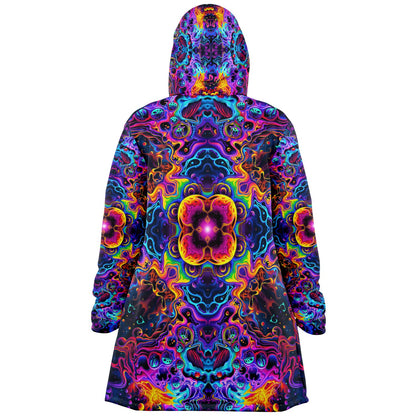 "Aurora Boreafungus Bloom" HOODED CLOAK