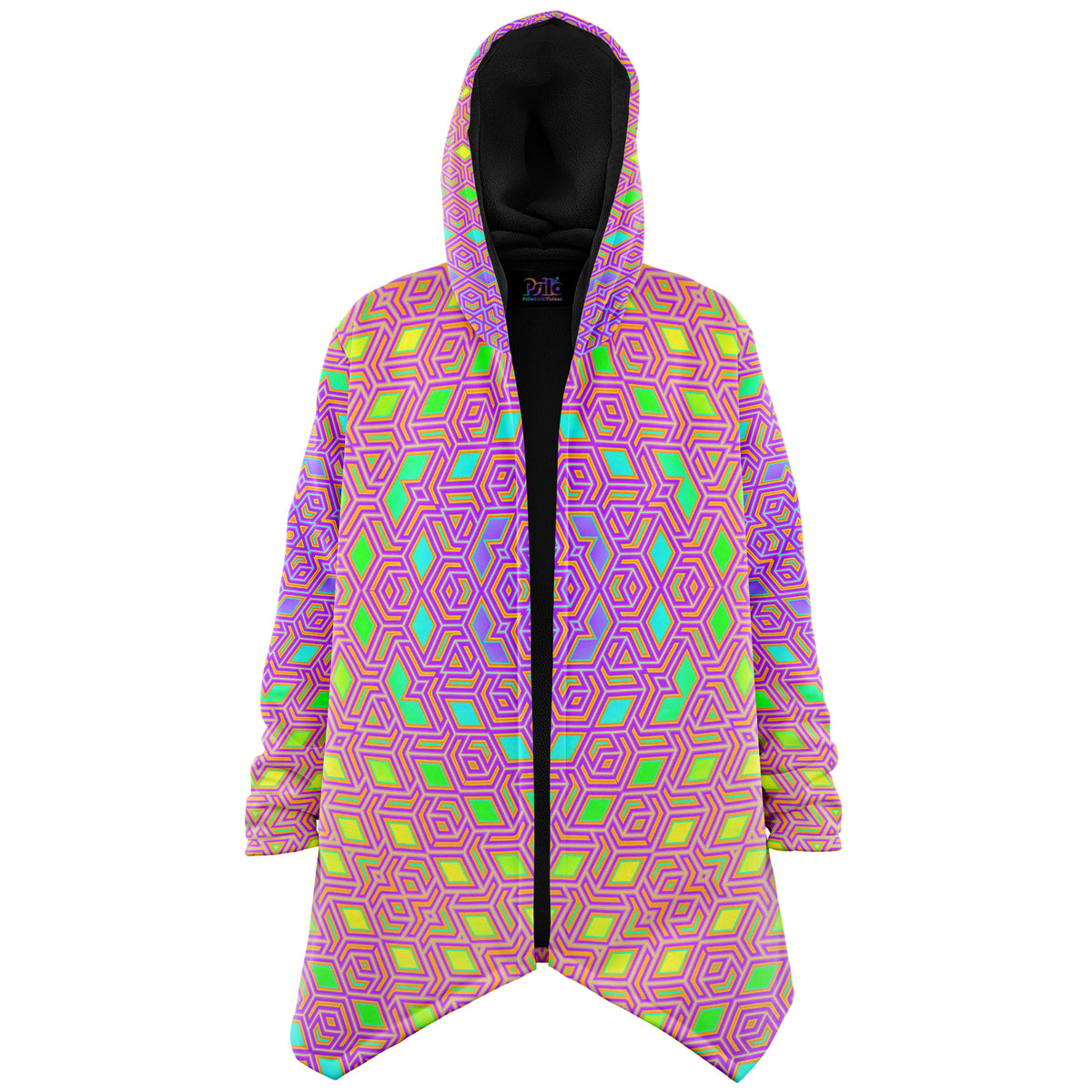 "Qwerty Bloom" HOODED CLOAK