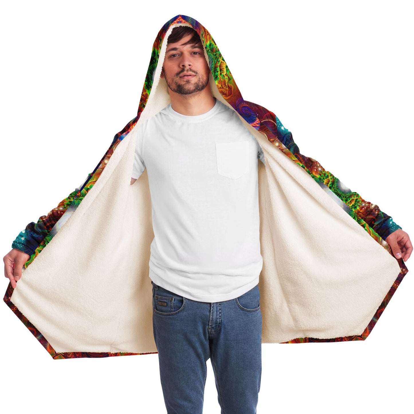 "Photonic" HOODED CLOAK