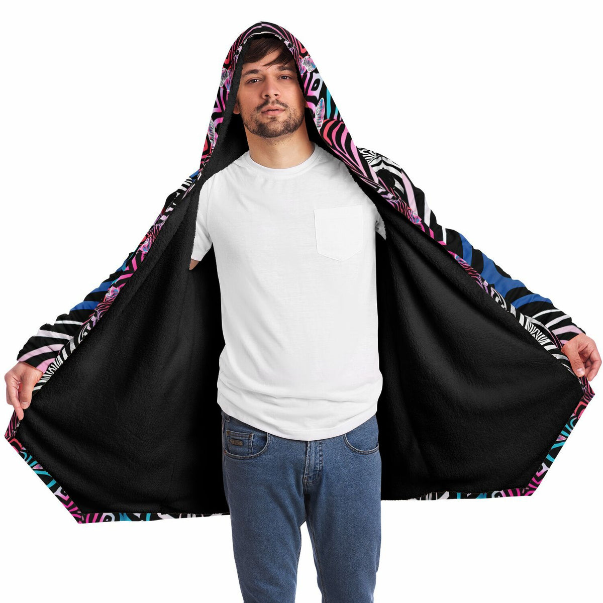 "Psybra" HOODED CLOAK