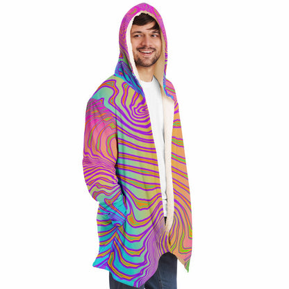 "Neon King" HOODED CLOAK